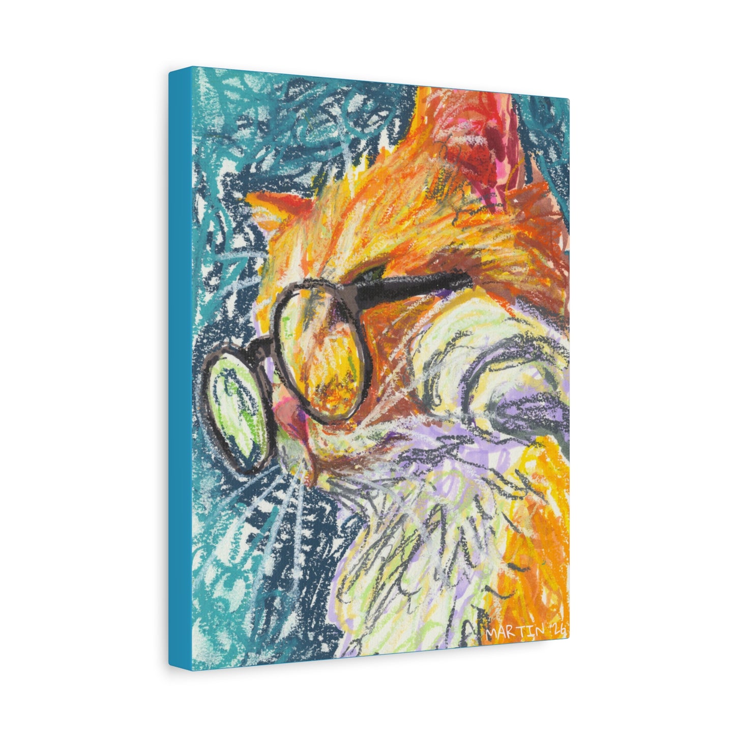 "Outside Dave in his Glasses" Matte Canvas, Stretched, 1.25"