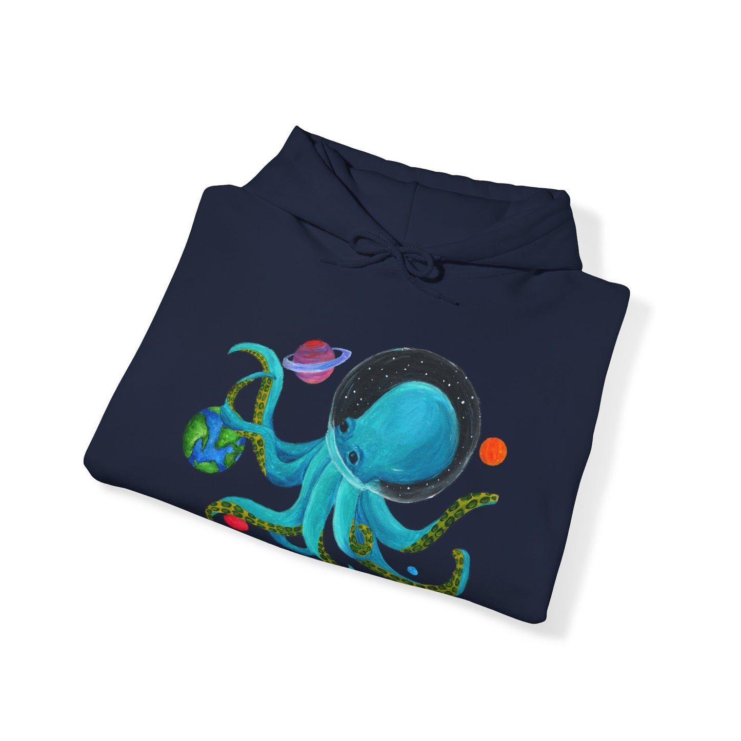 Octopus in Space Unisex Heavy Blend™ Hooded Sweatshirt