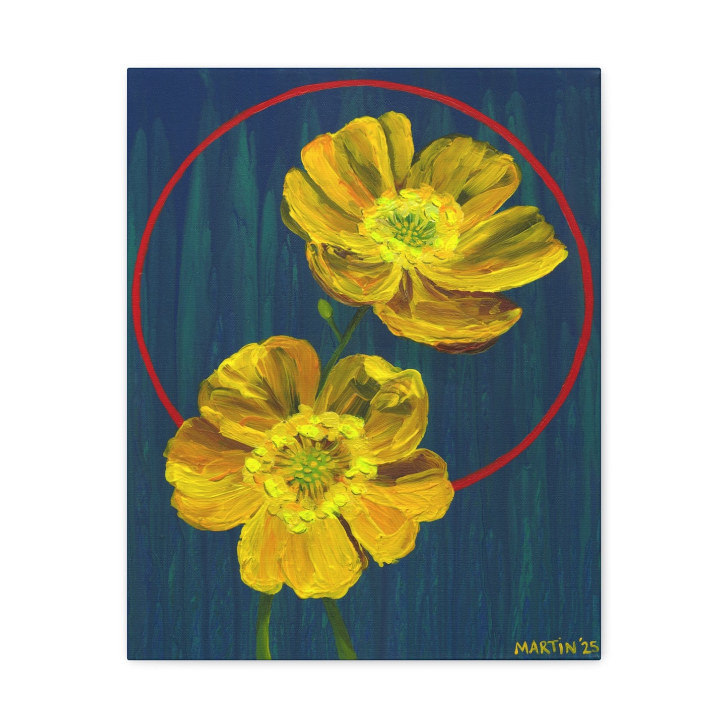 Buttercups Matte Canvas, Stretched, 1.25"