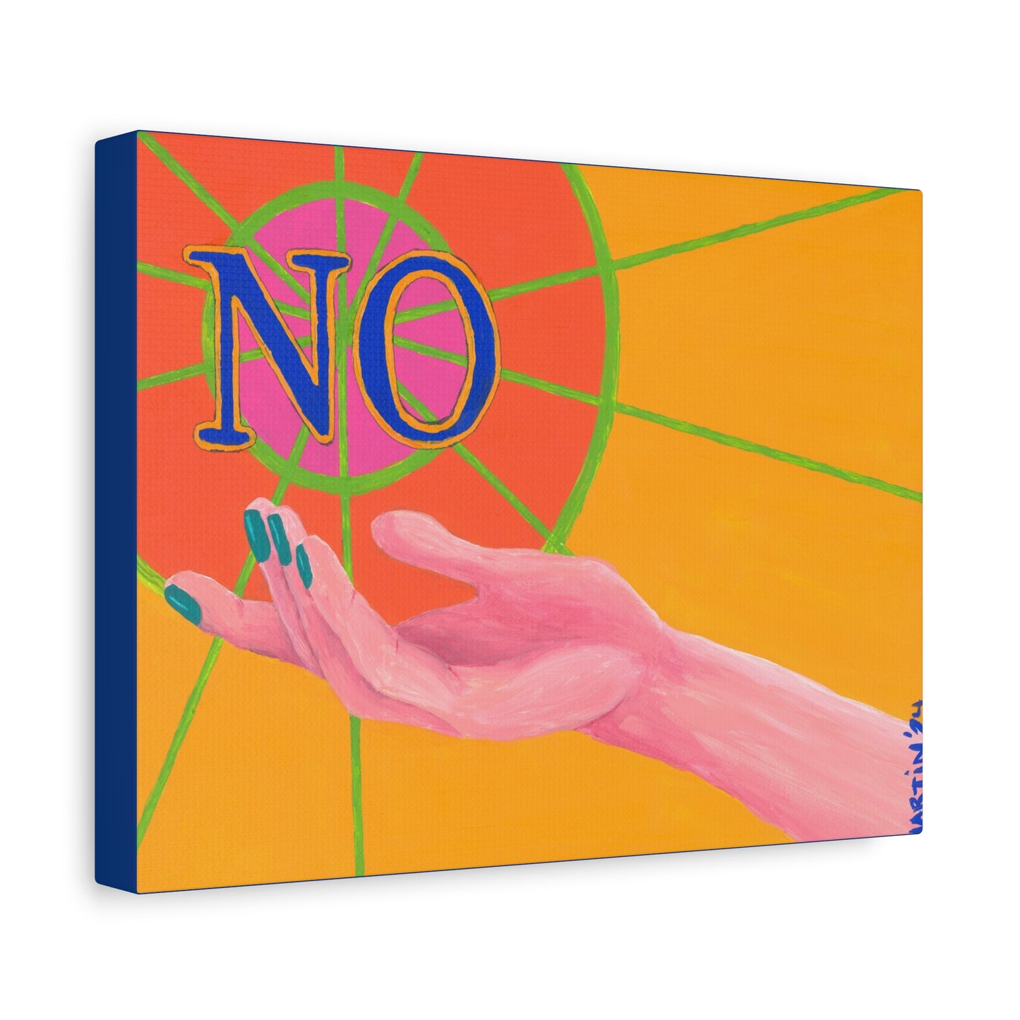"NO 2024" Canvas Gallery Wrap