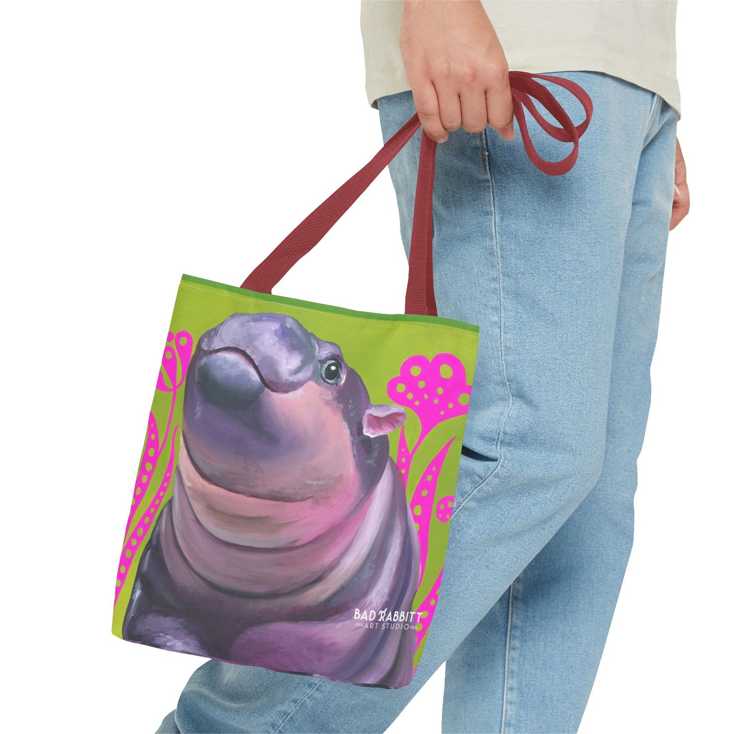 Moo Deng Tote Bag (AOP)