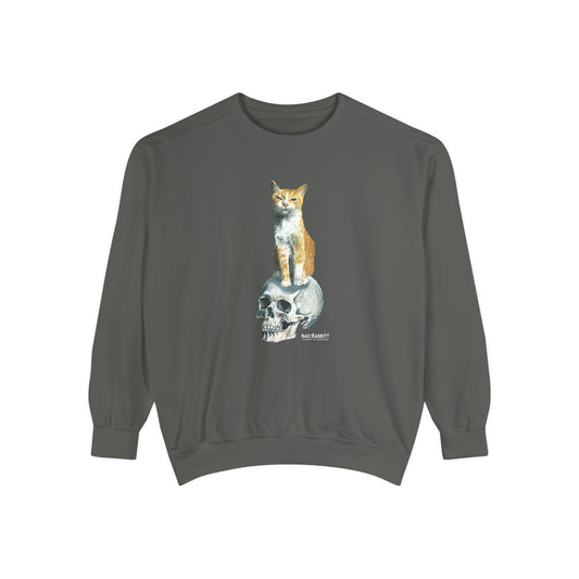 Dave and the Skull of His Enemy Unisex Garment-Dyed Sweatshirt