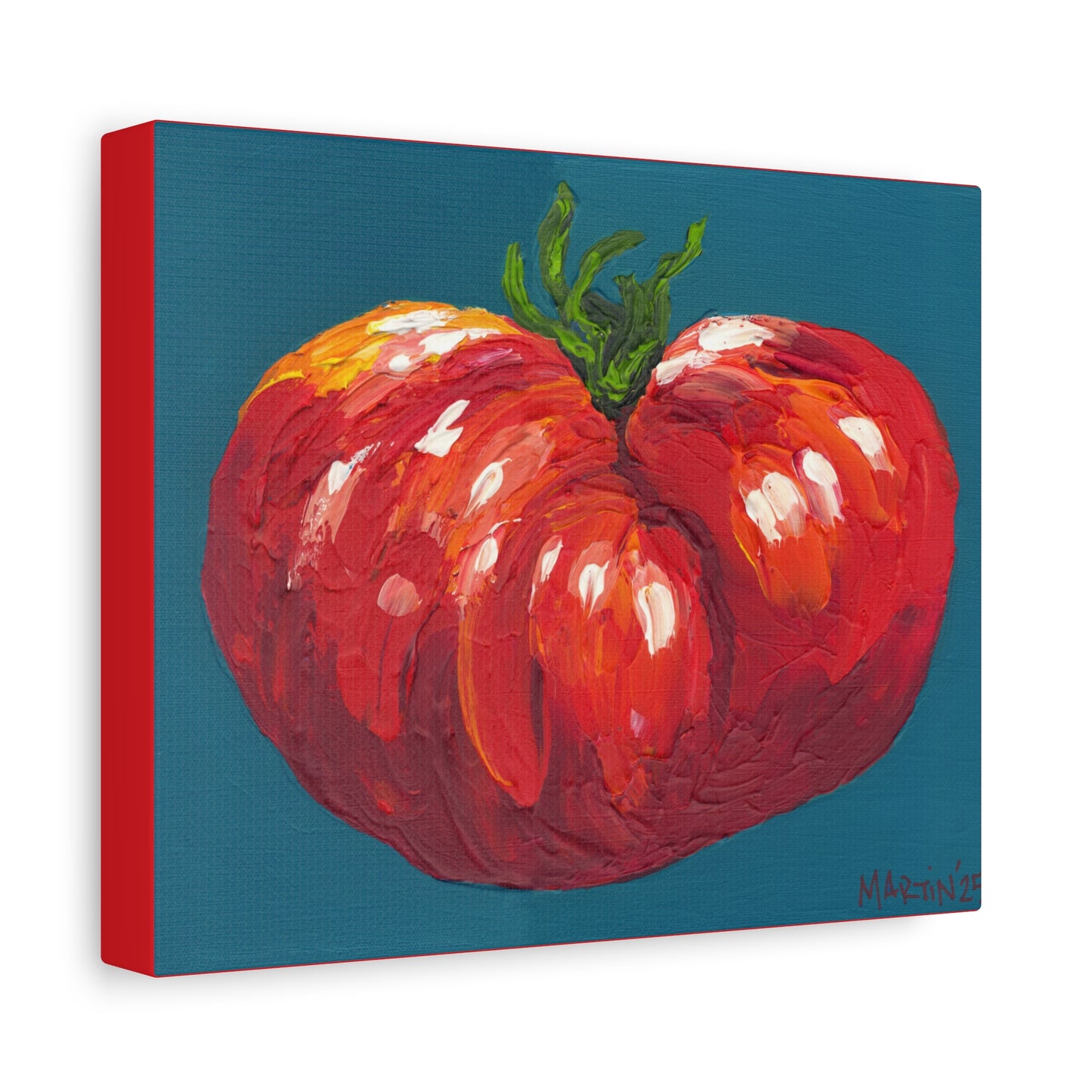 Funky Red Tomato Matte Canvas, Stretched, 1.25"