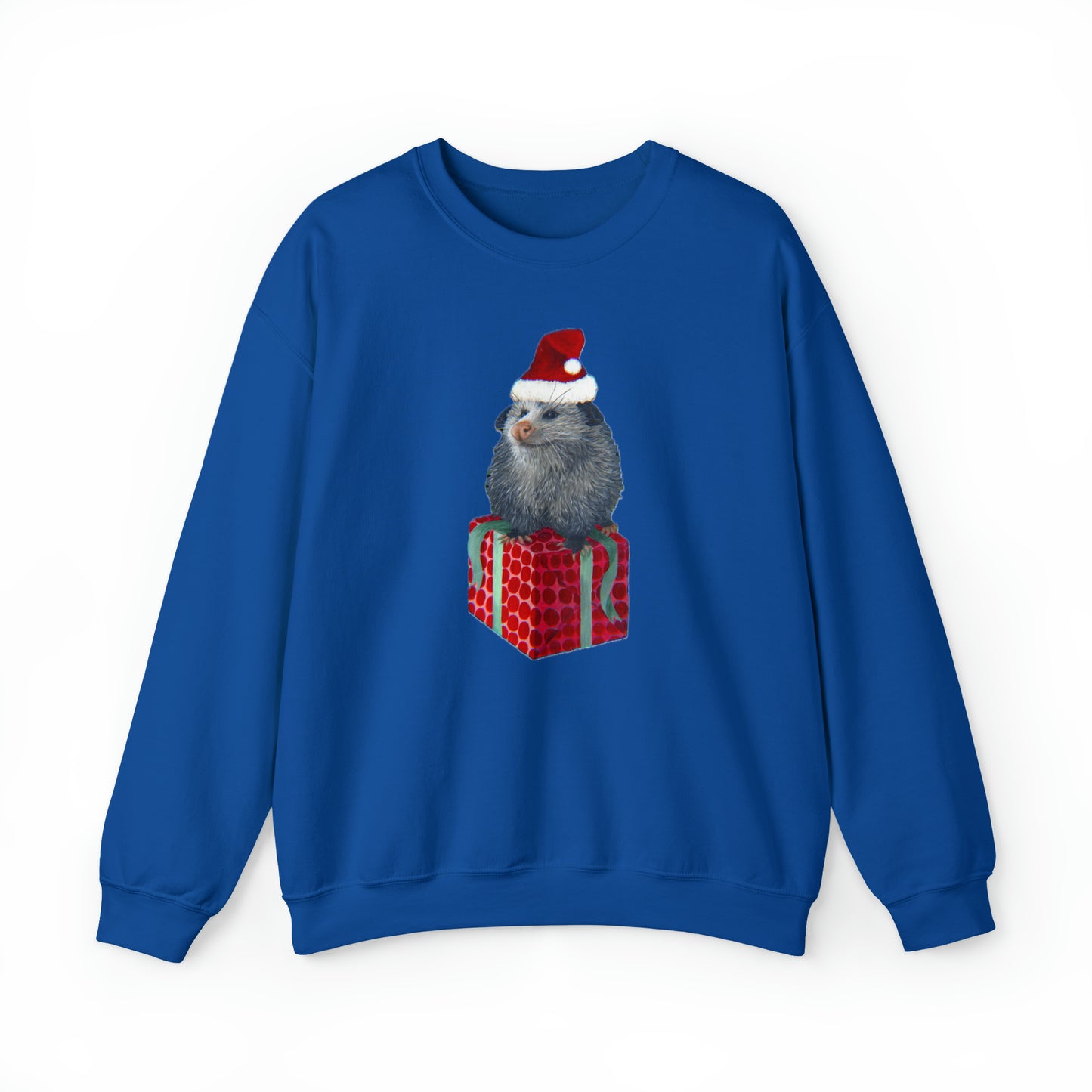 Christmas Opossum Unisex Heavy Blend™ Crewneck Sweatshirt