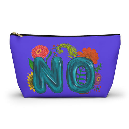 "No" Accessory Pouch w T-bottom