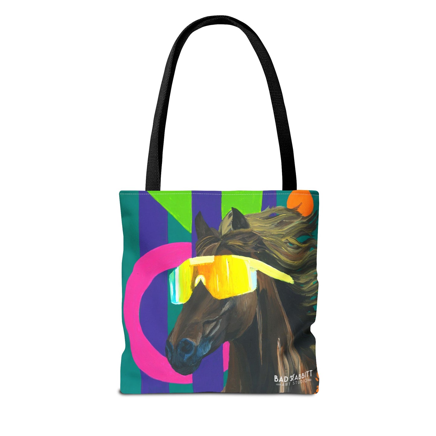 Dude Bro Horse Tote Bag (AOP)