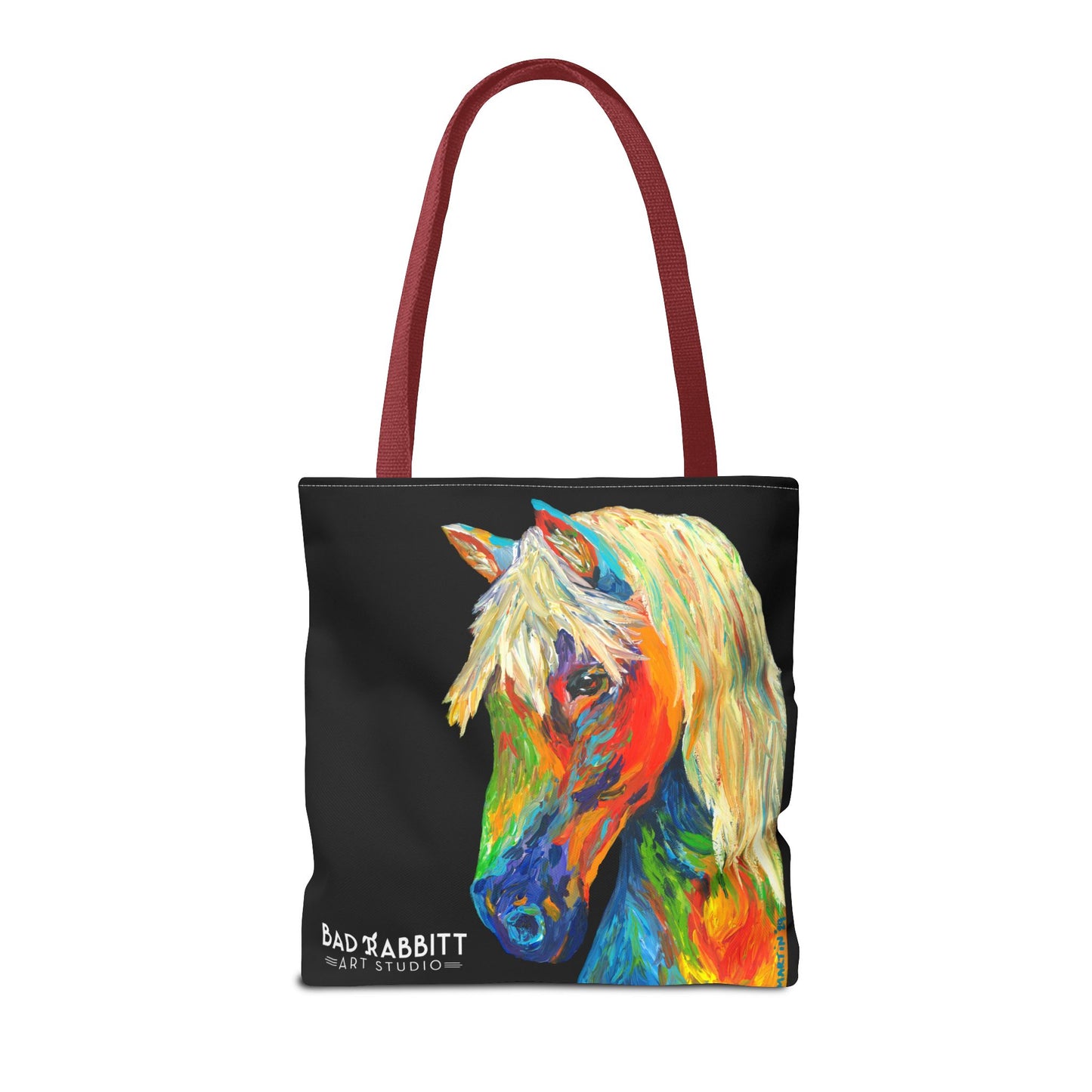 Rainbow Horse Tote Bag (AOP)
