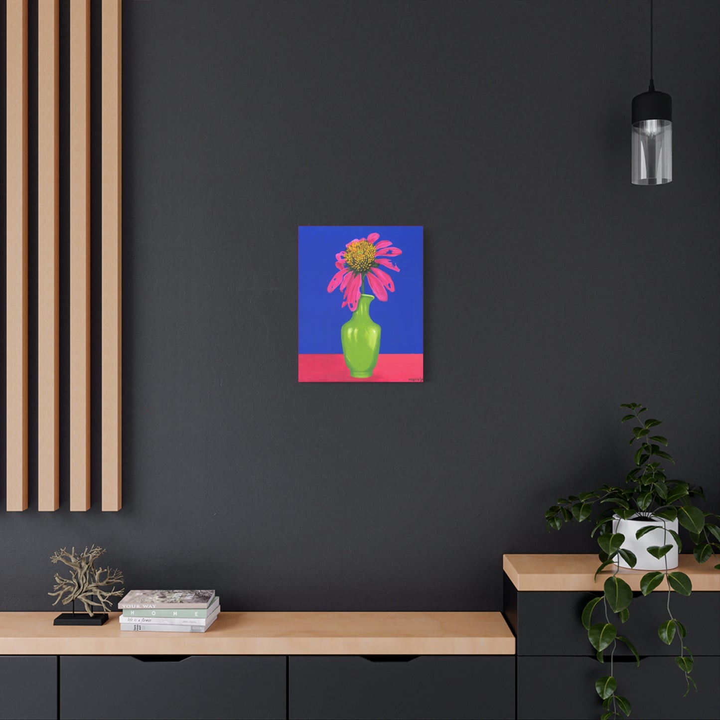 Beat-Up Coneflower Canvas Gallery Wrap
