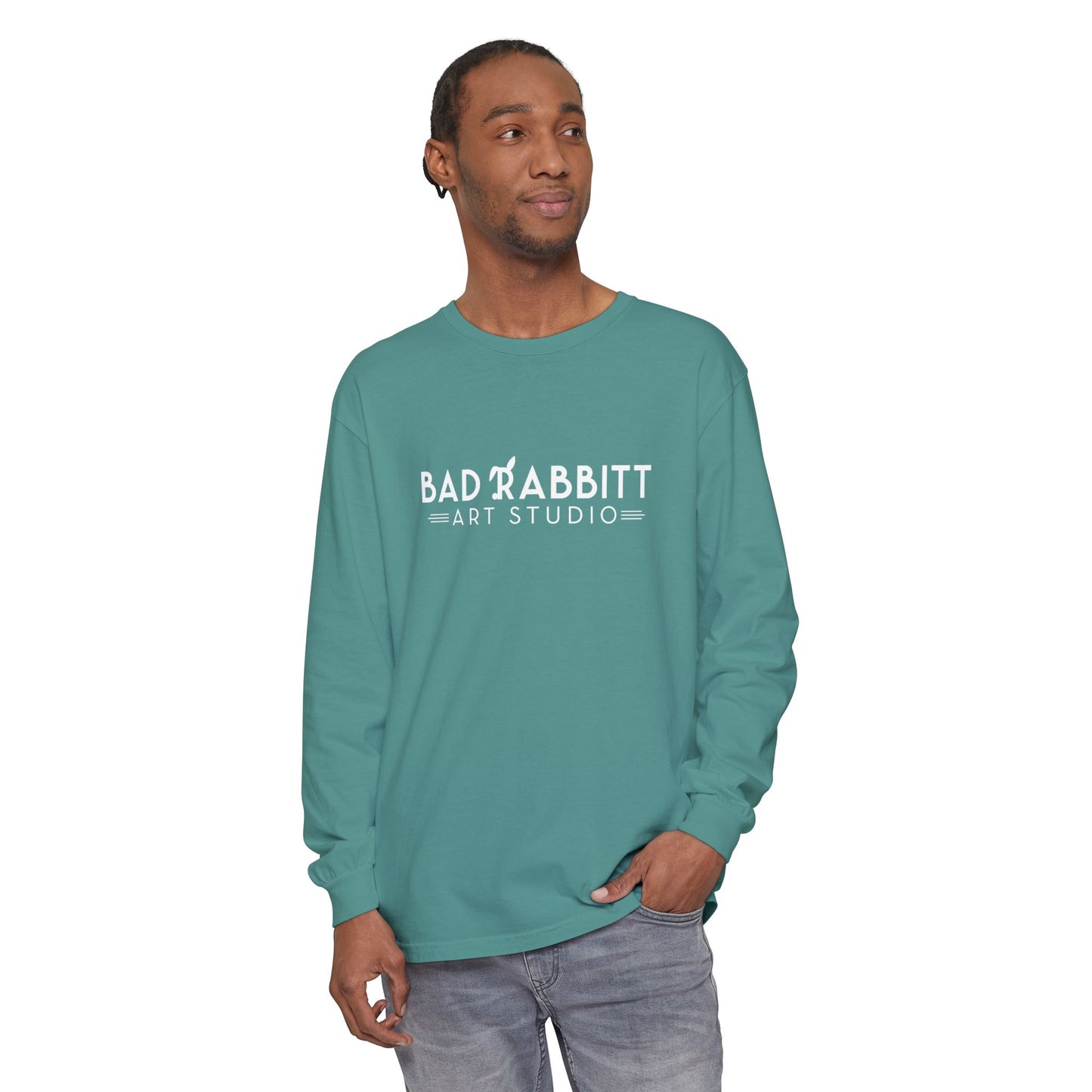 Bad Rabbitt Art Studio Comfort Color's Unisex Garment-dyed Long Sleeve T-Shirt