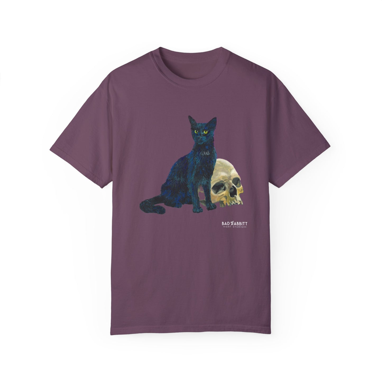 Gene Parmesan with the Skull of Dave's Enemy Unisex Garment-Dyed T-shirt