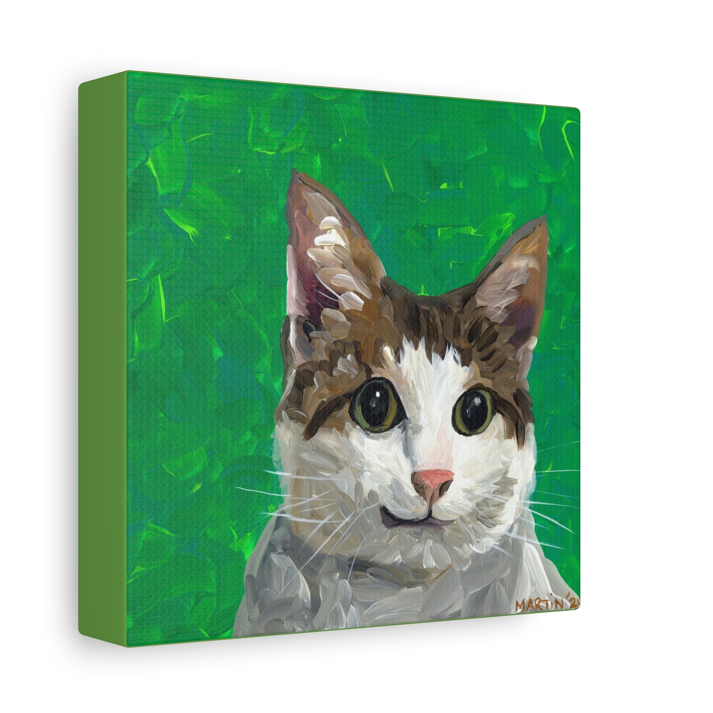 Goofy Tabby Canvas Gallery Wrap