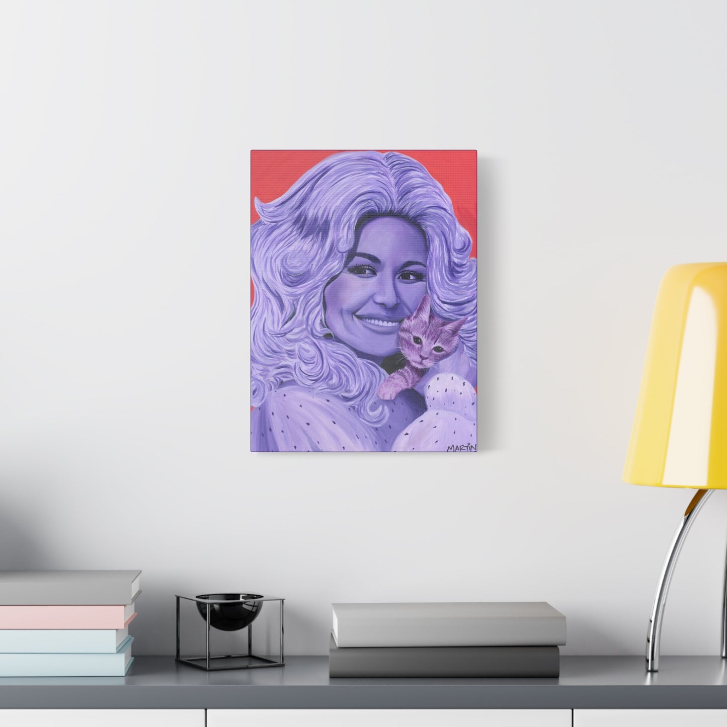 Dolly with Kitty Canvas Gallery Wrap