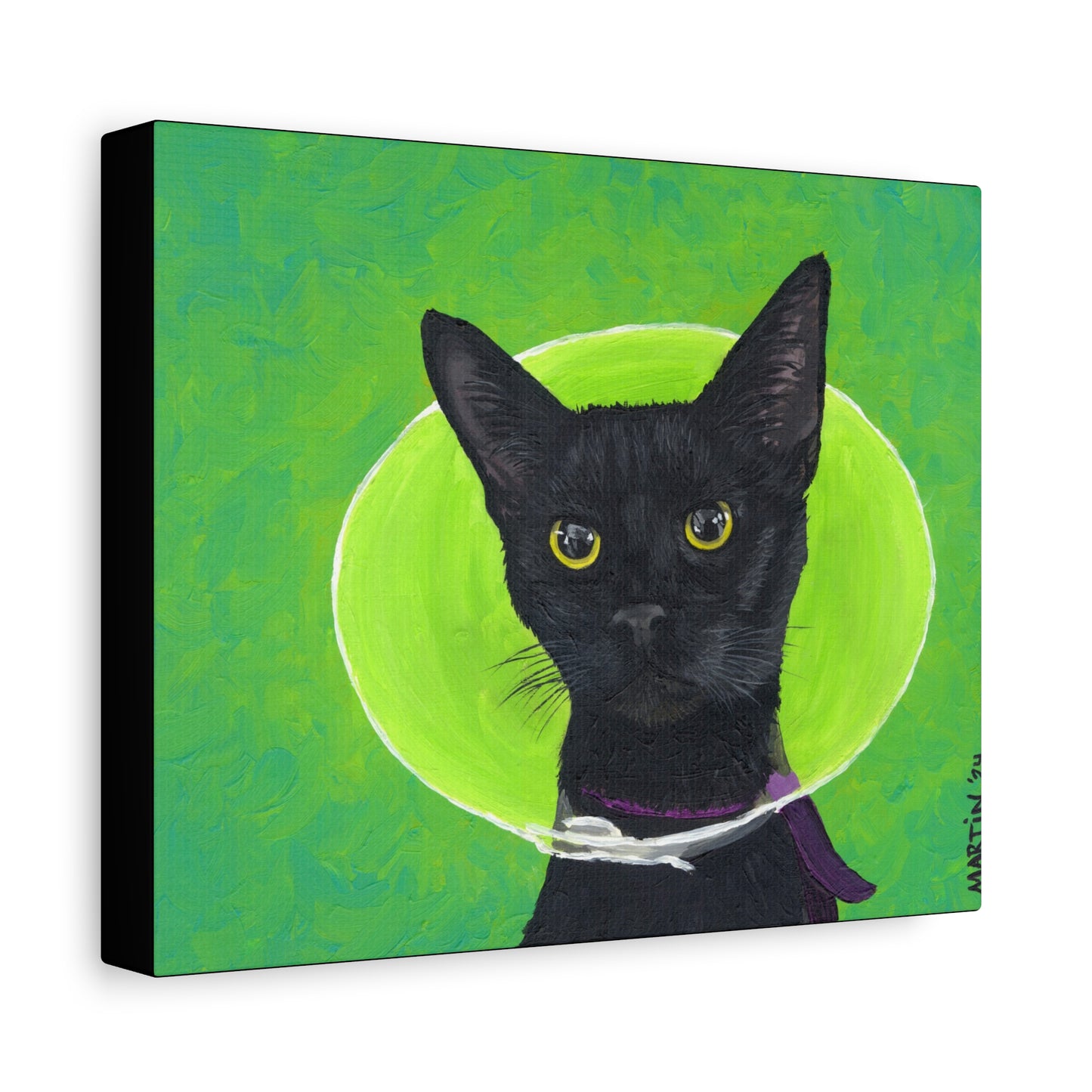 Gene Parmesan Cone of Shame - Canvas Gallery Wrap