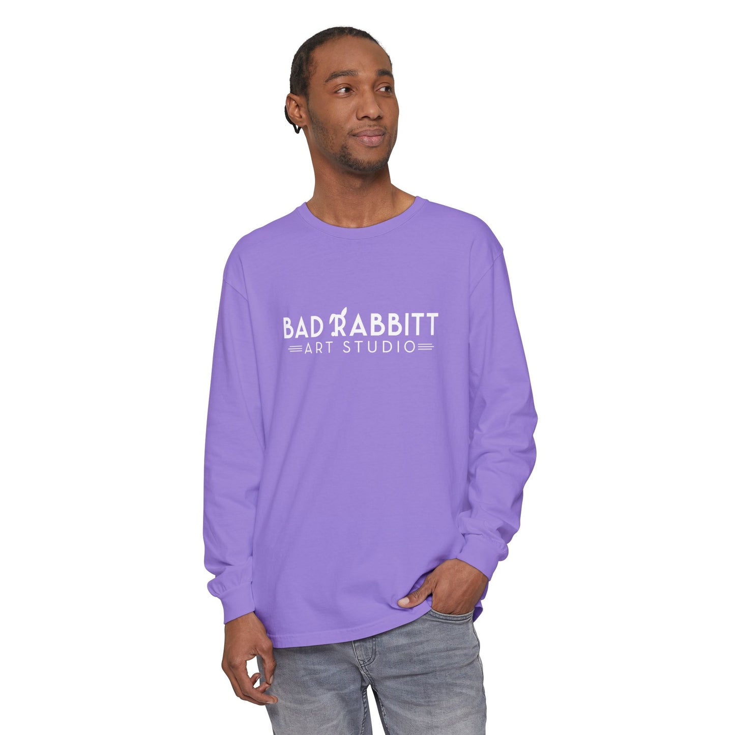Bad Rabbitt Art Studio Comfort Color's Unisex Garment-dyed Long Sleeve T-Shirt
