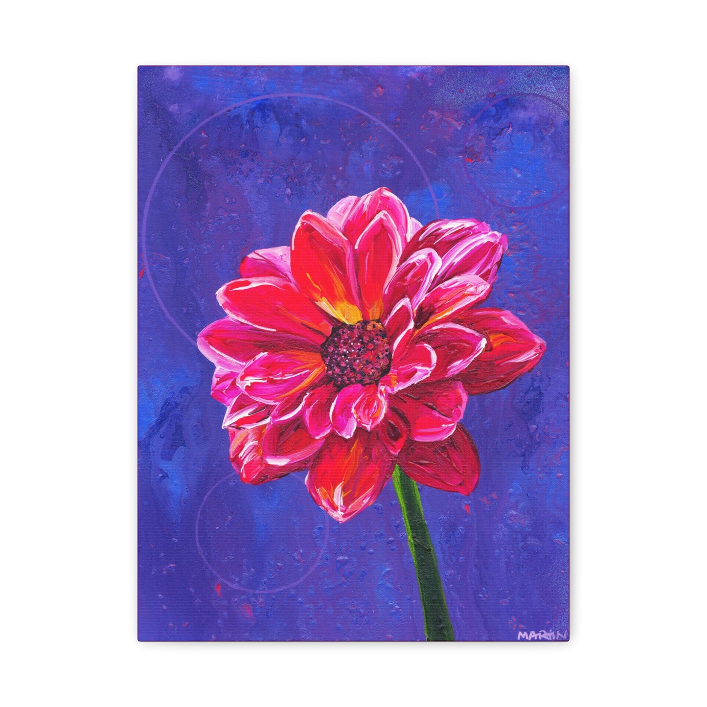 "Dahlia" Matte Canvas, Stretched, 1.25"