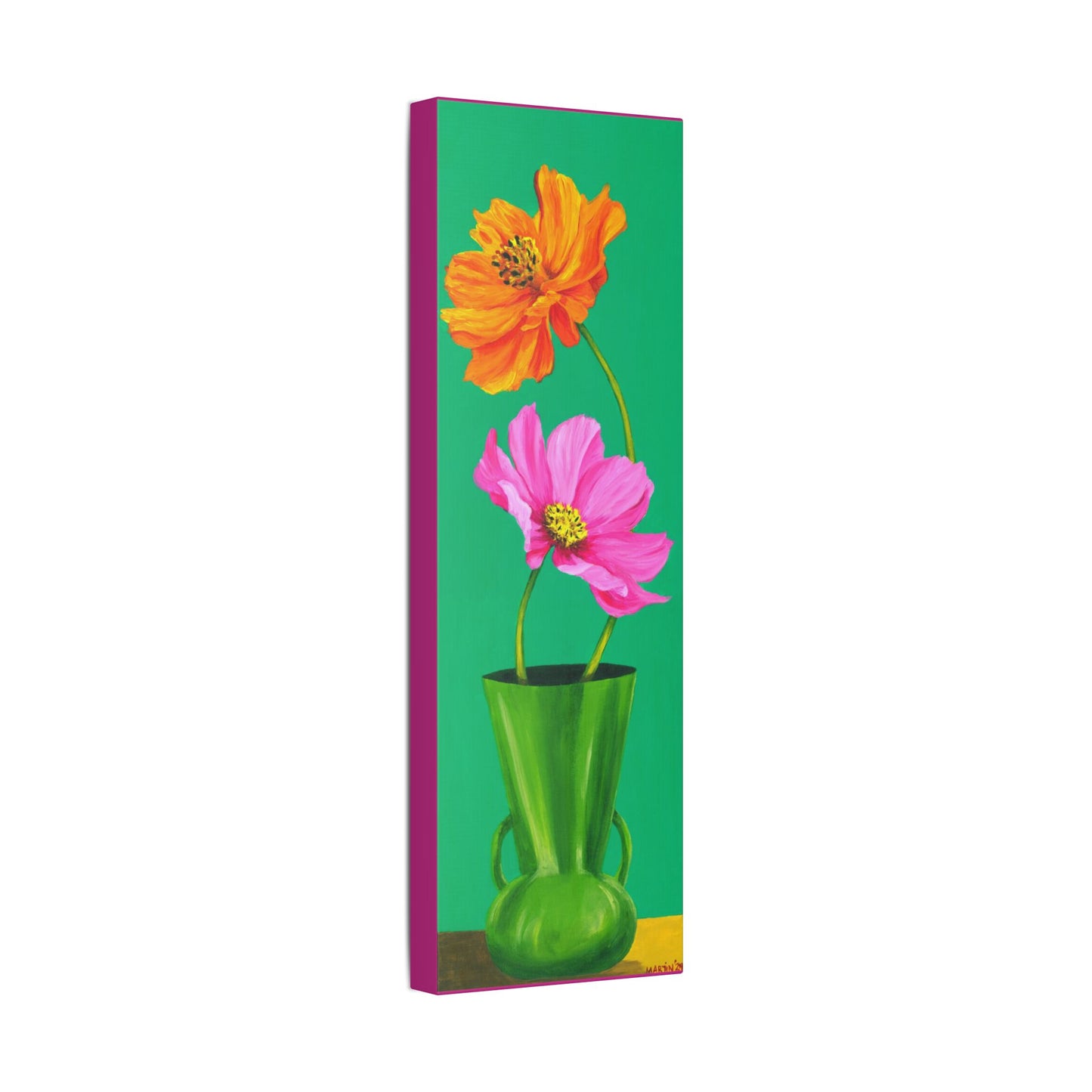 Cosmos Tall Skinny Classic Stretched Canvas
