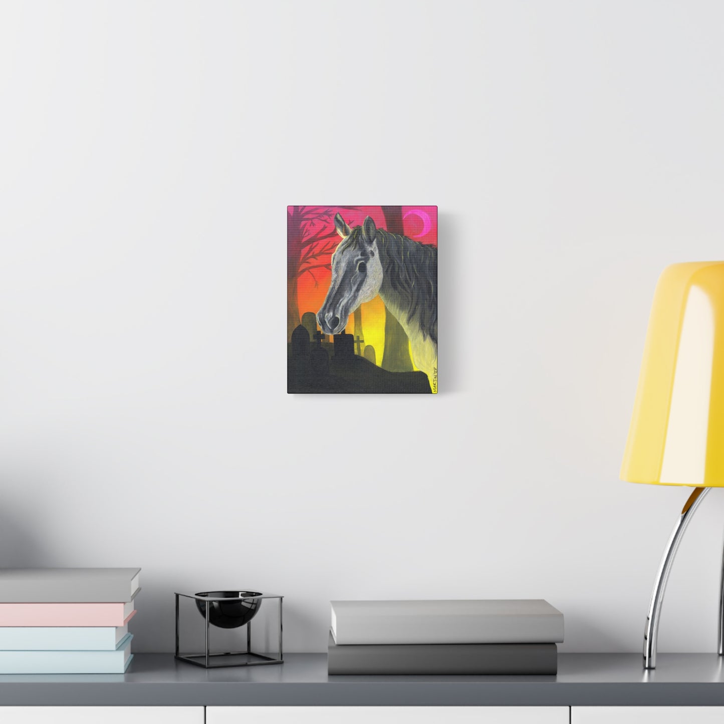 Spooky Horse Canvas Gallery Wraps