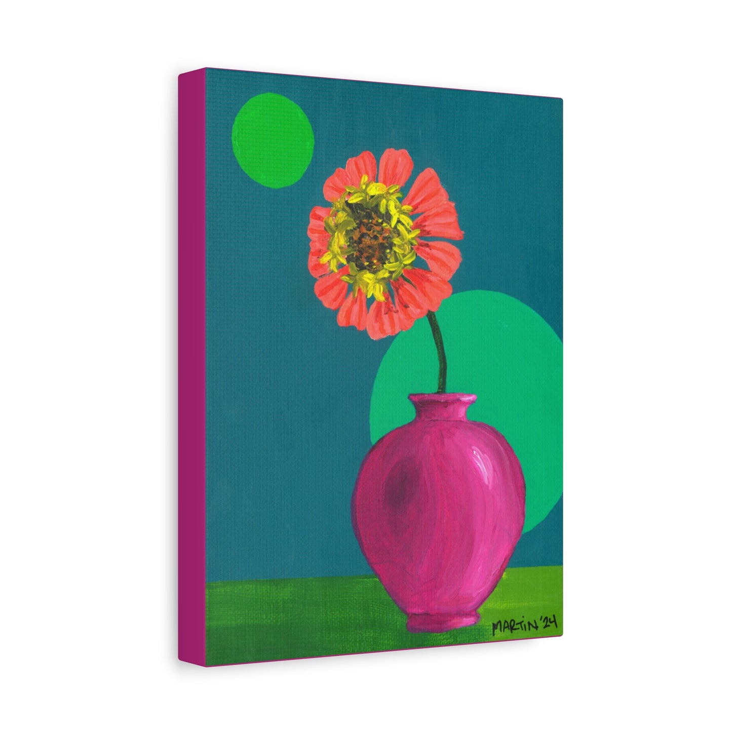 Mini Zinnie Canvas Gallery Wrap
