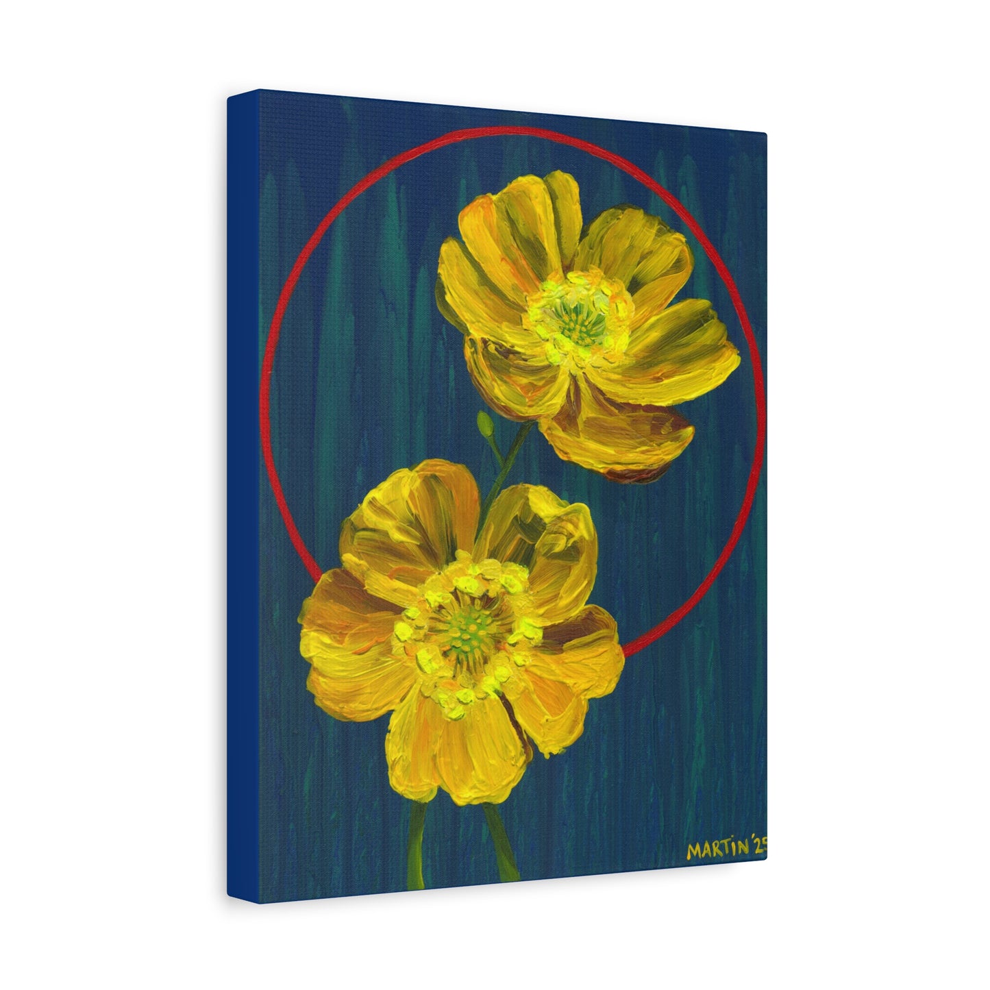 Buttercups Matte Canvas, Stretched, 1.25"
