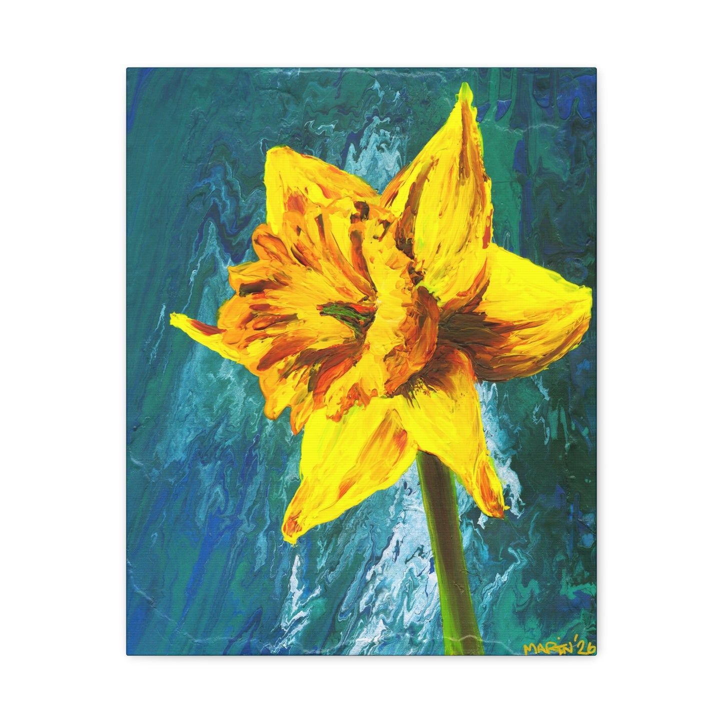 "Daffodil" Matte Canvas, Stretched, 1.25"