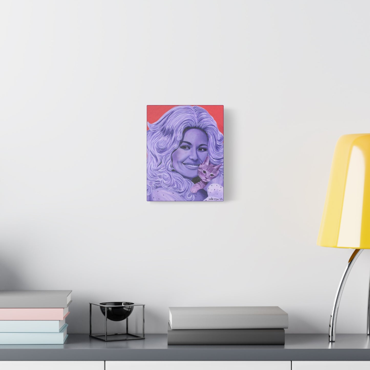 Dolly with Kitty Canvas Gallery Wrap
