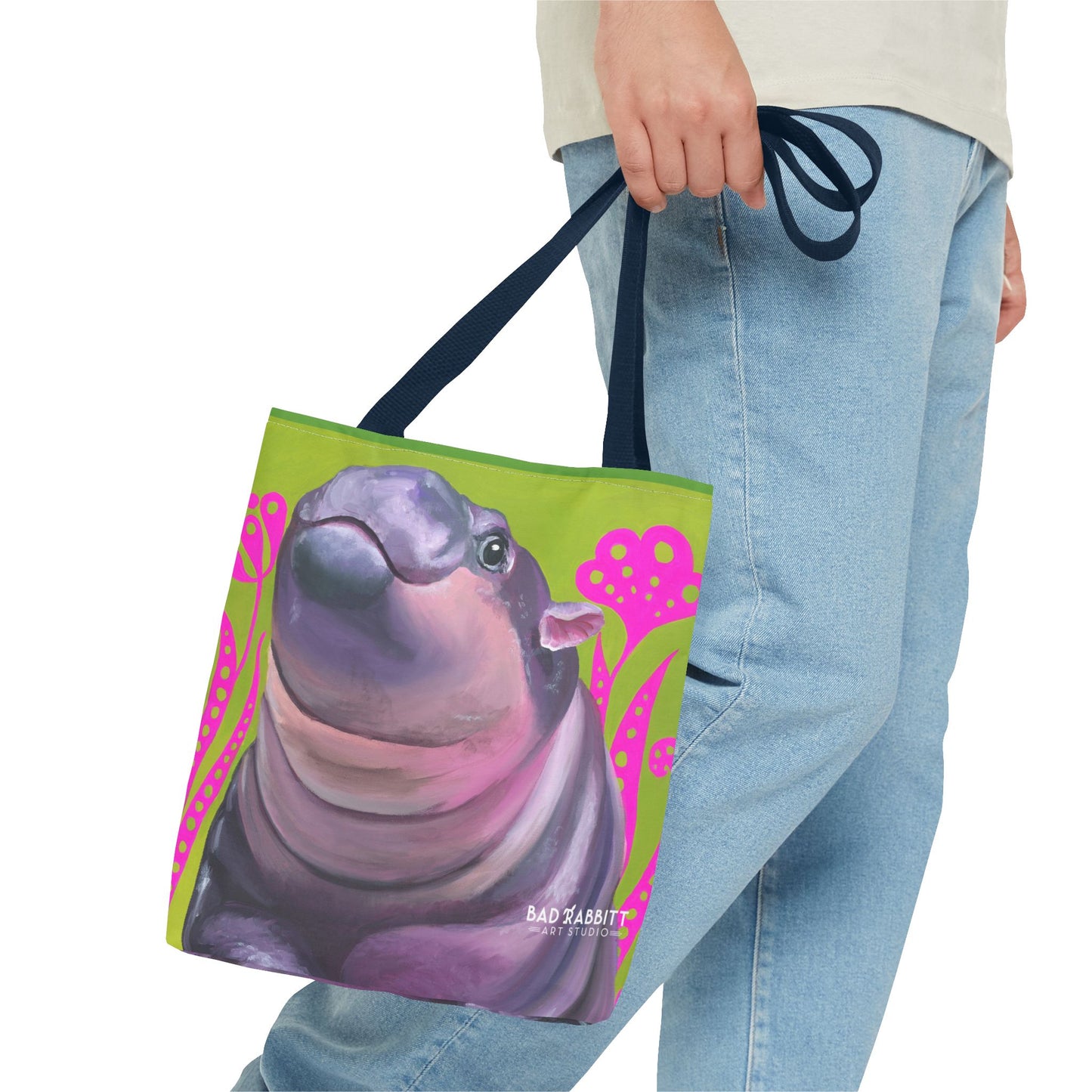 Moo Deng Tote Bag (AOP)
