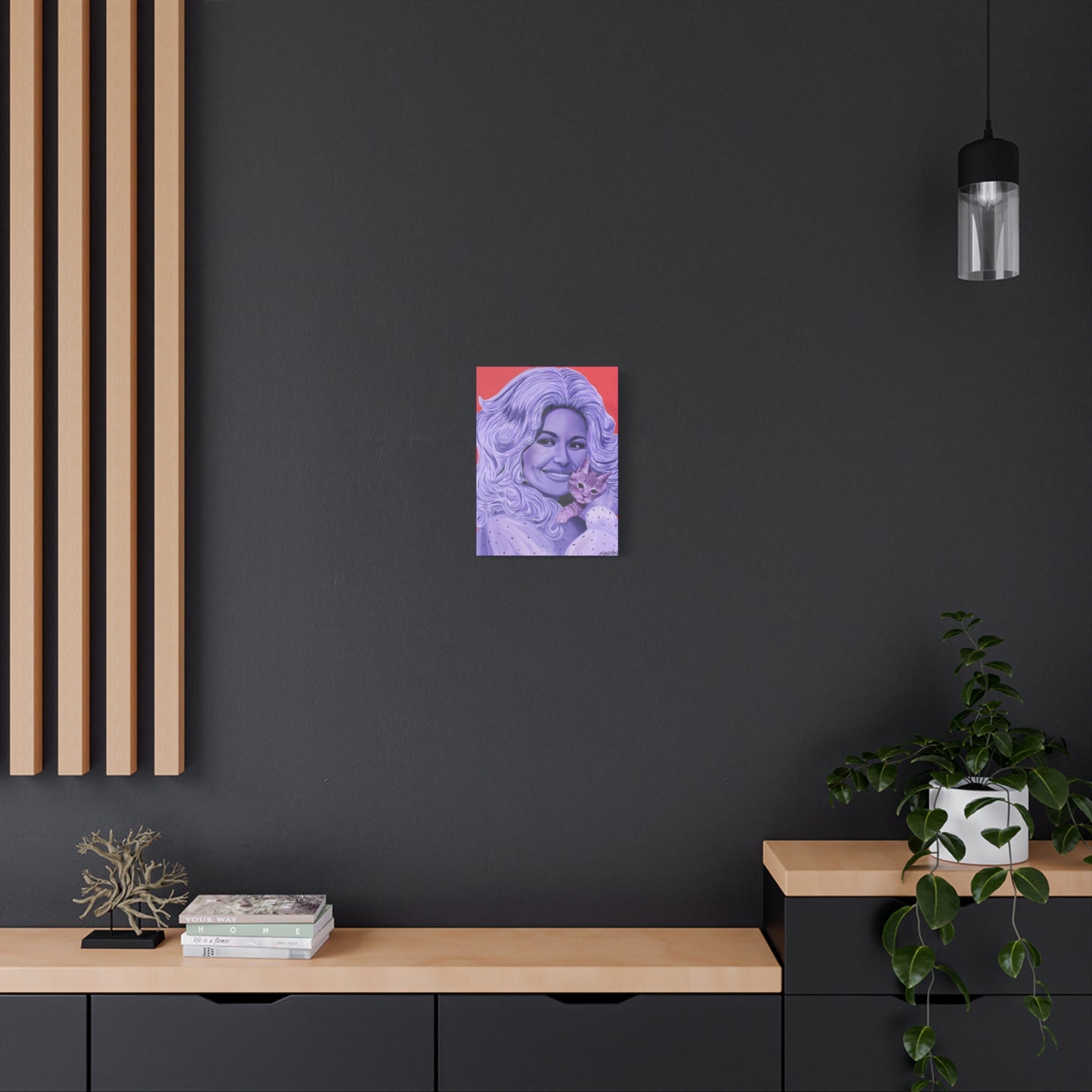 Dolly with Kitty Canvas Gallery Wrap