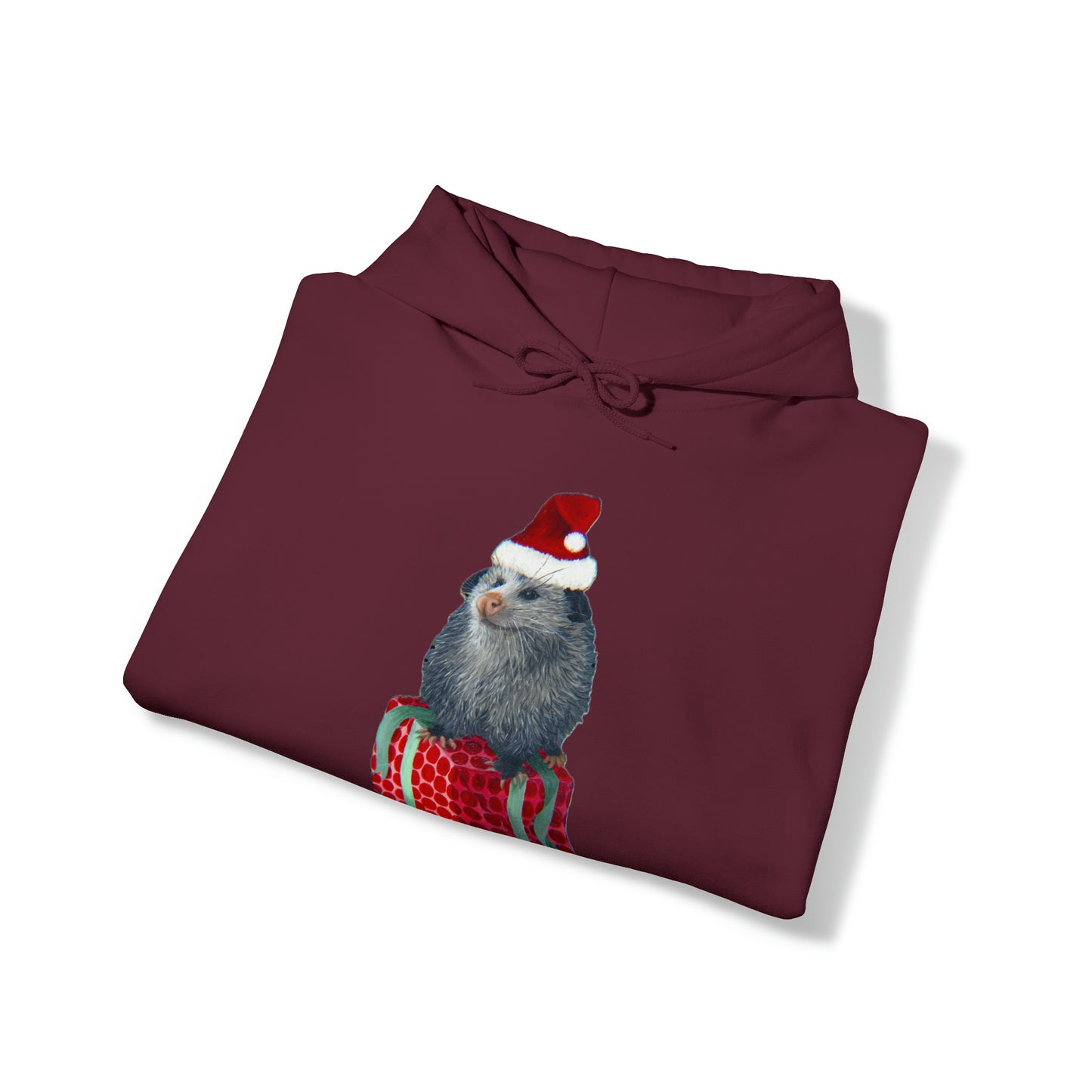 Christmas Opossum Unisex Heavy Blend™ Hooded Sweatshirt