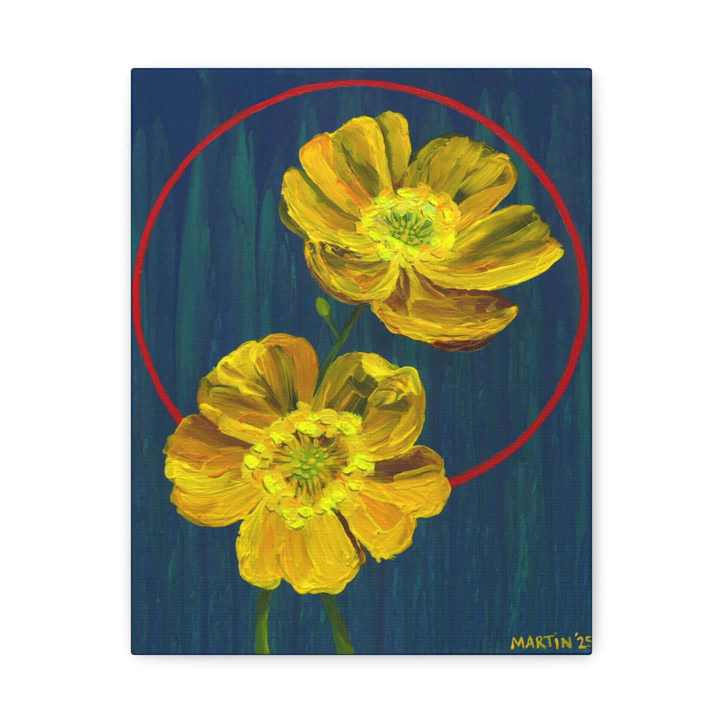 Buttercups Matte Canvas, Stretched, 1.25"