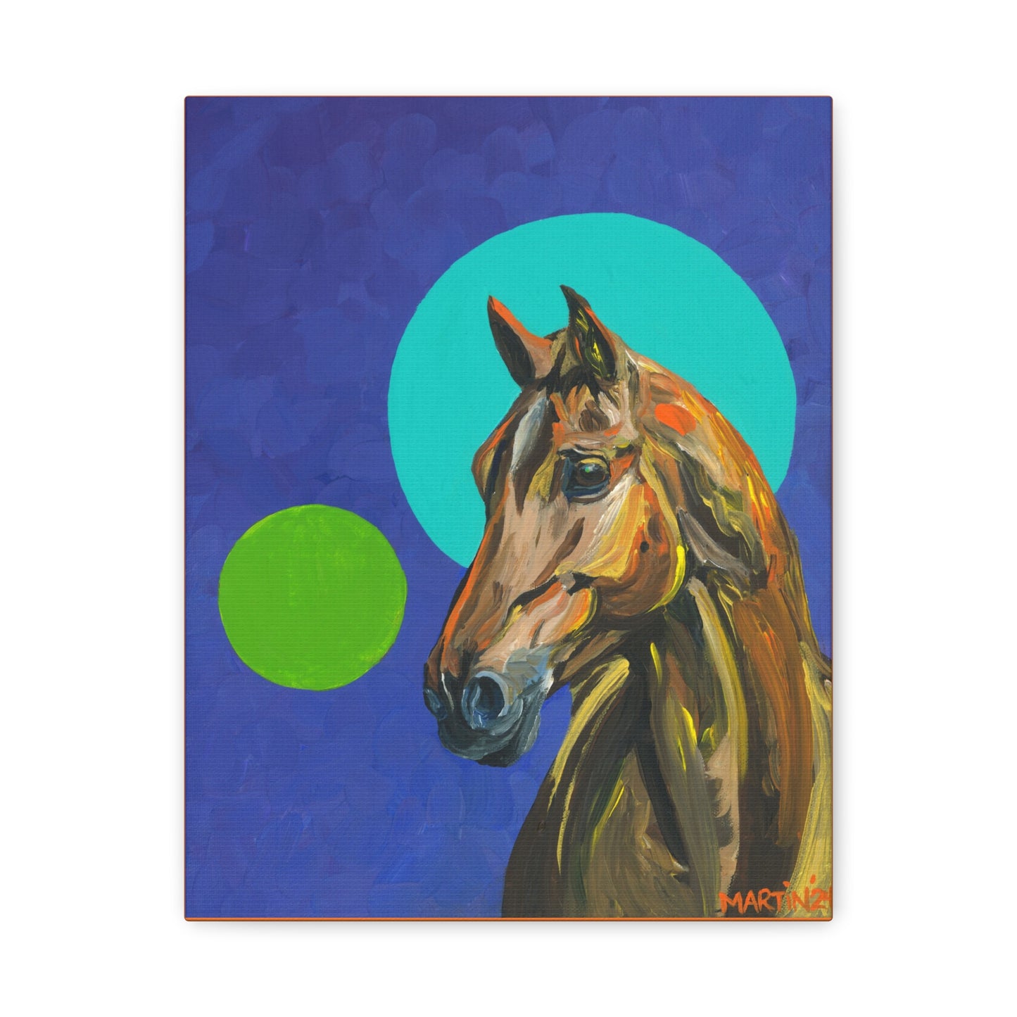 Brown Horse Canvas Gallery Wrap