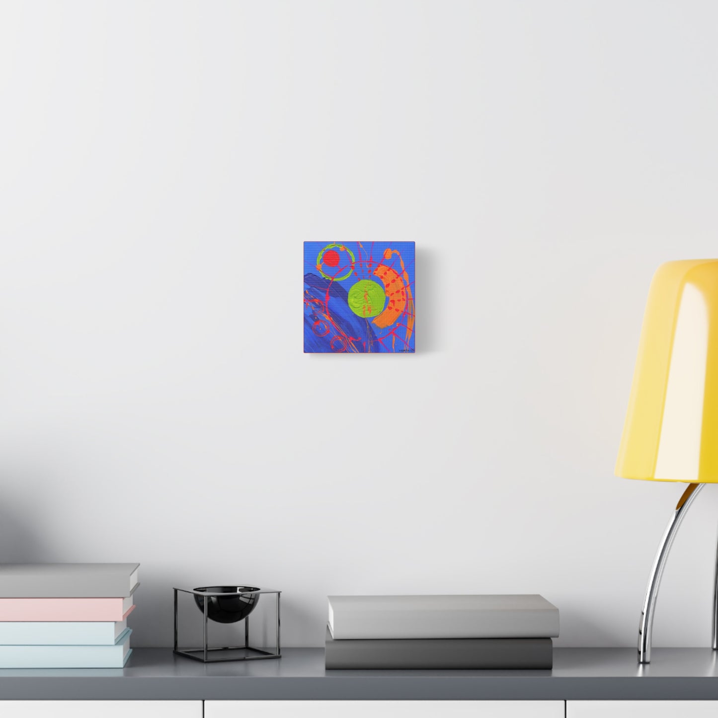 "Cobalt Abstract" Matte Canvas, Stretched, 1.25"
