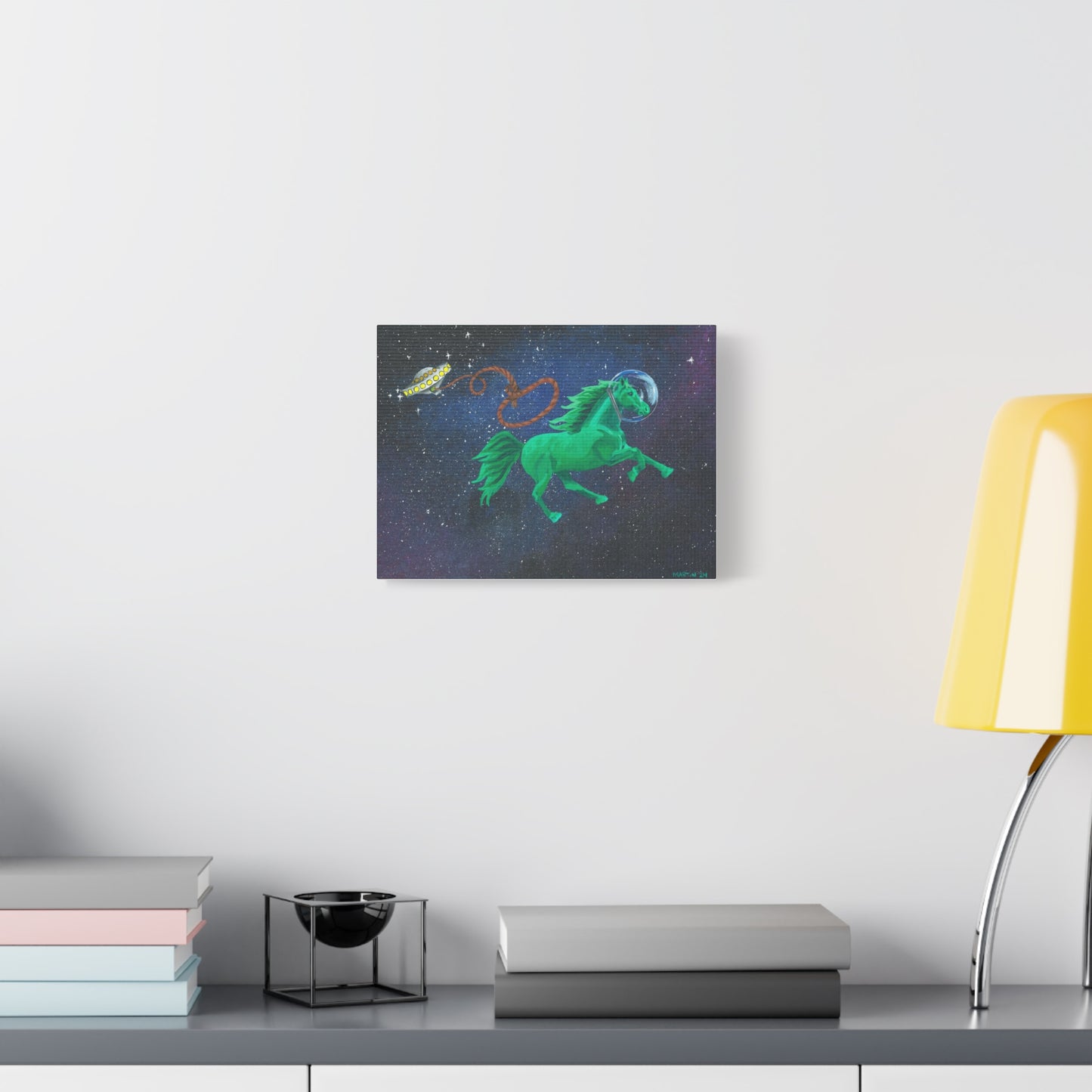 Space Horse Canvas Gallery Wrap