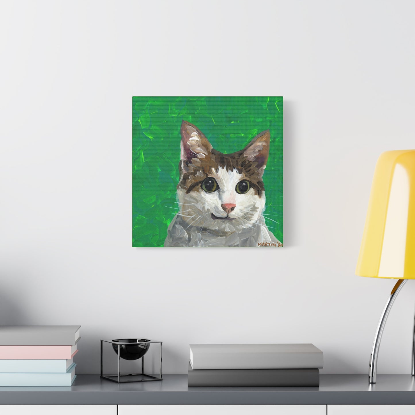 Goofy Tabby Canvas Gallery Wrap
