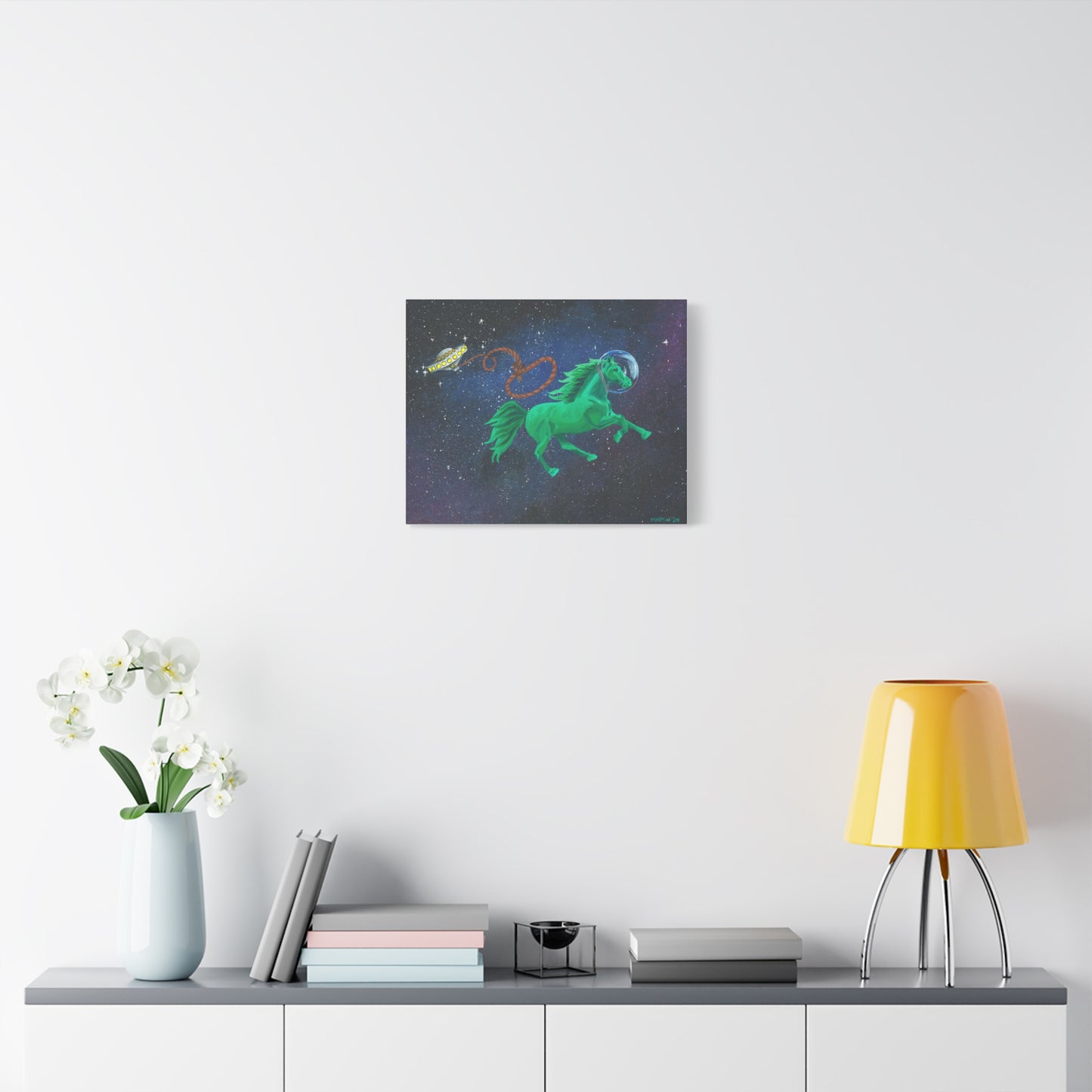 Space Horse Canvas Gallery Wrap