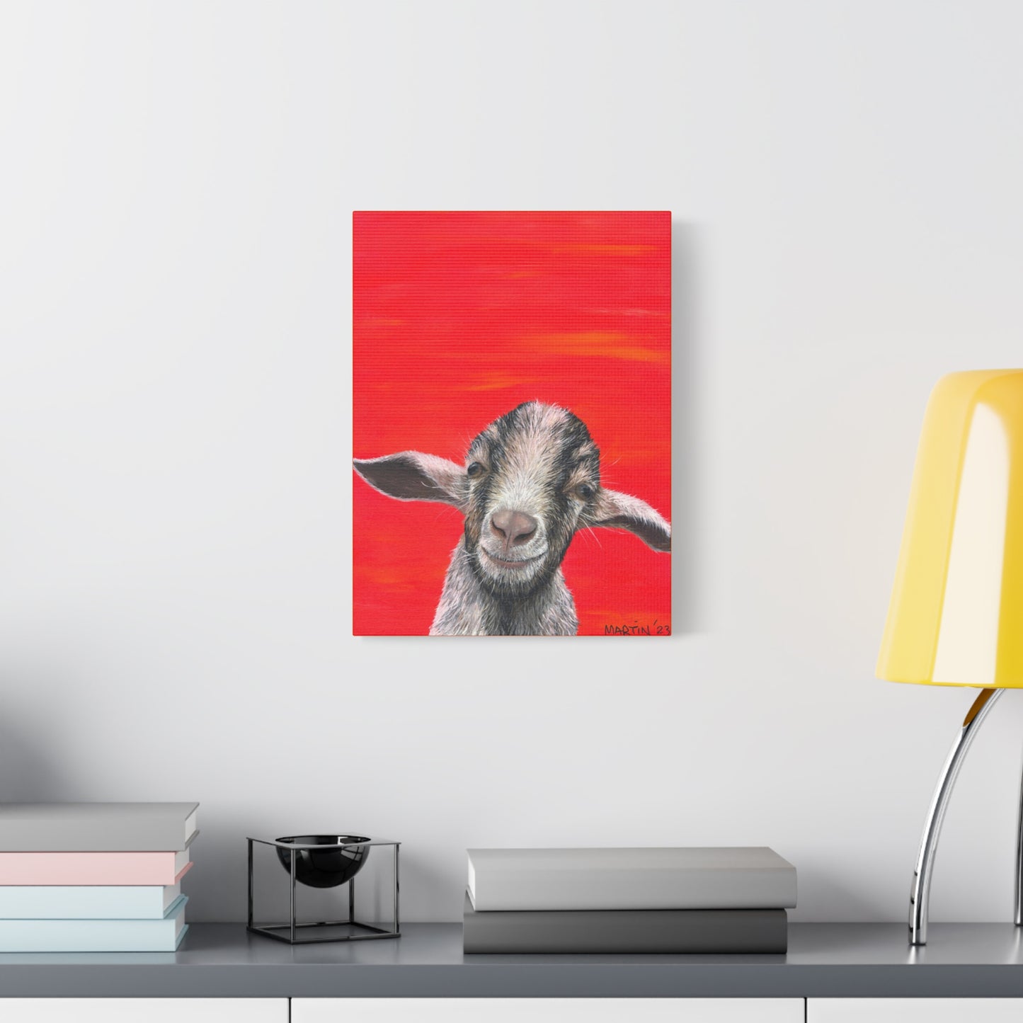 Parsnip the Goat Canvas Gallery Wrap