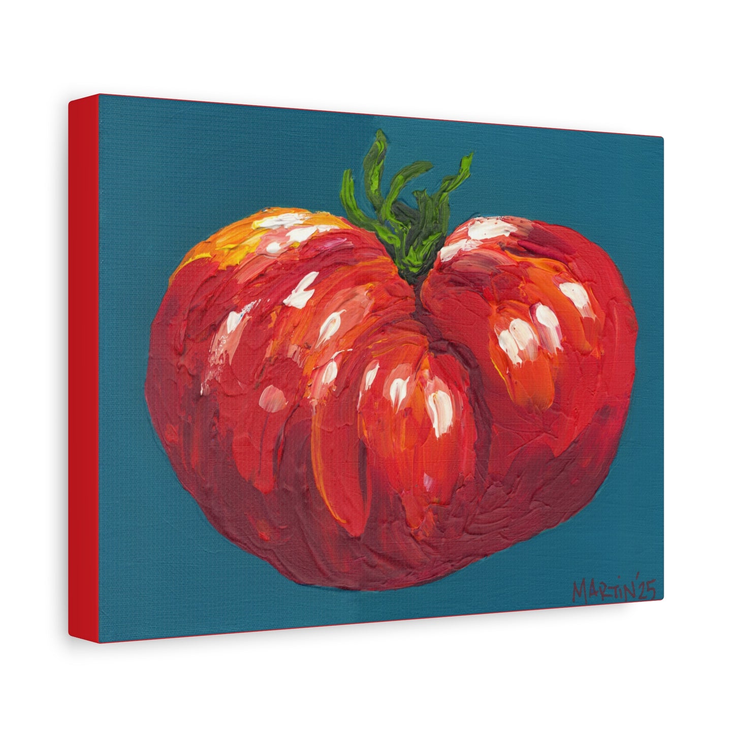 Funky Red Tomato Matte Canvas, Stretched, 1.25"