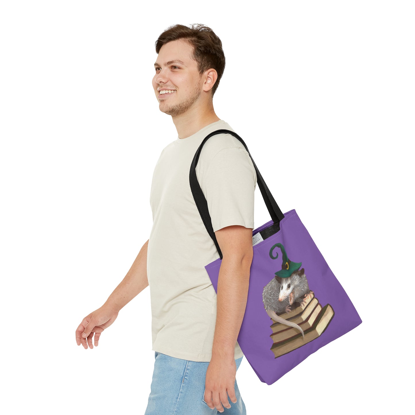 Opossum Witch Tote Bag (AOP)