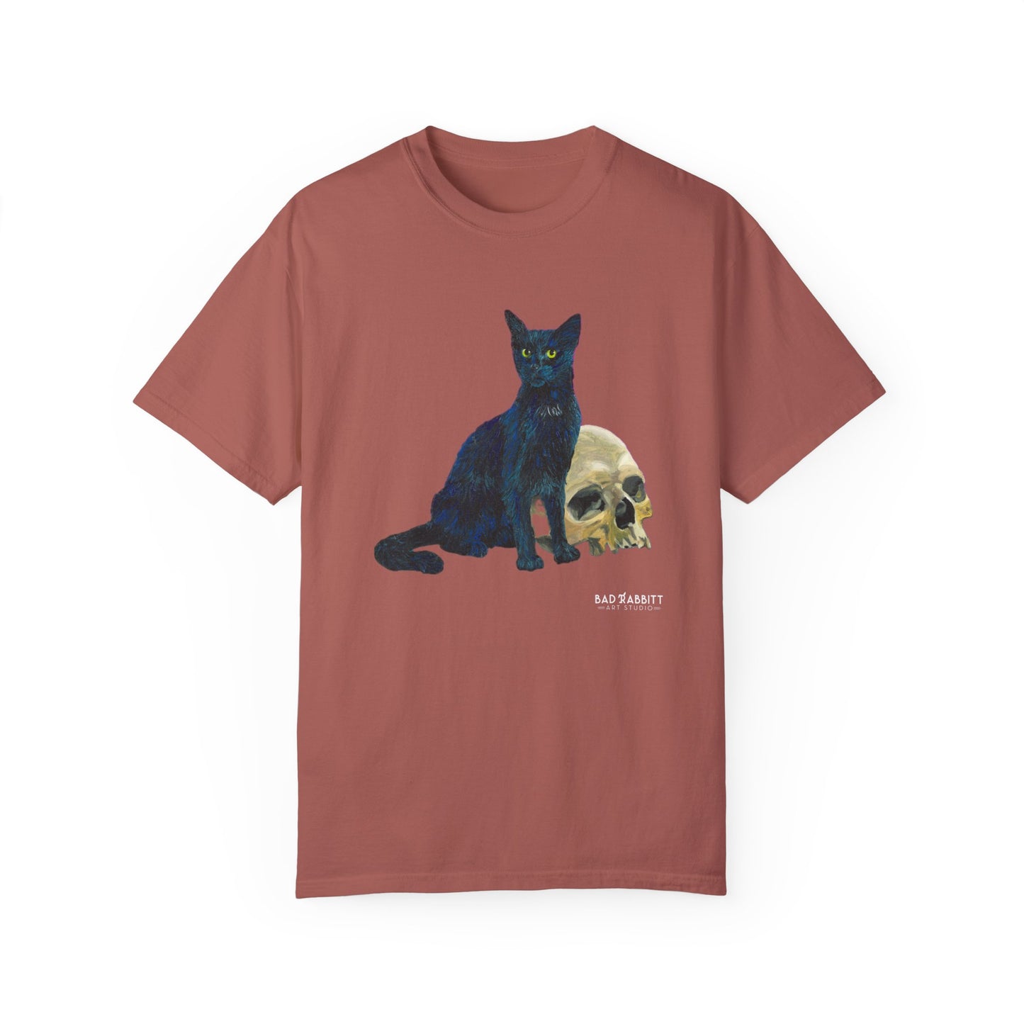 Gene Parmesan with the Skull of Dave's Enemy Unisex Garment-Dyed T-shirt