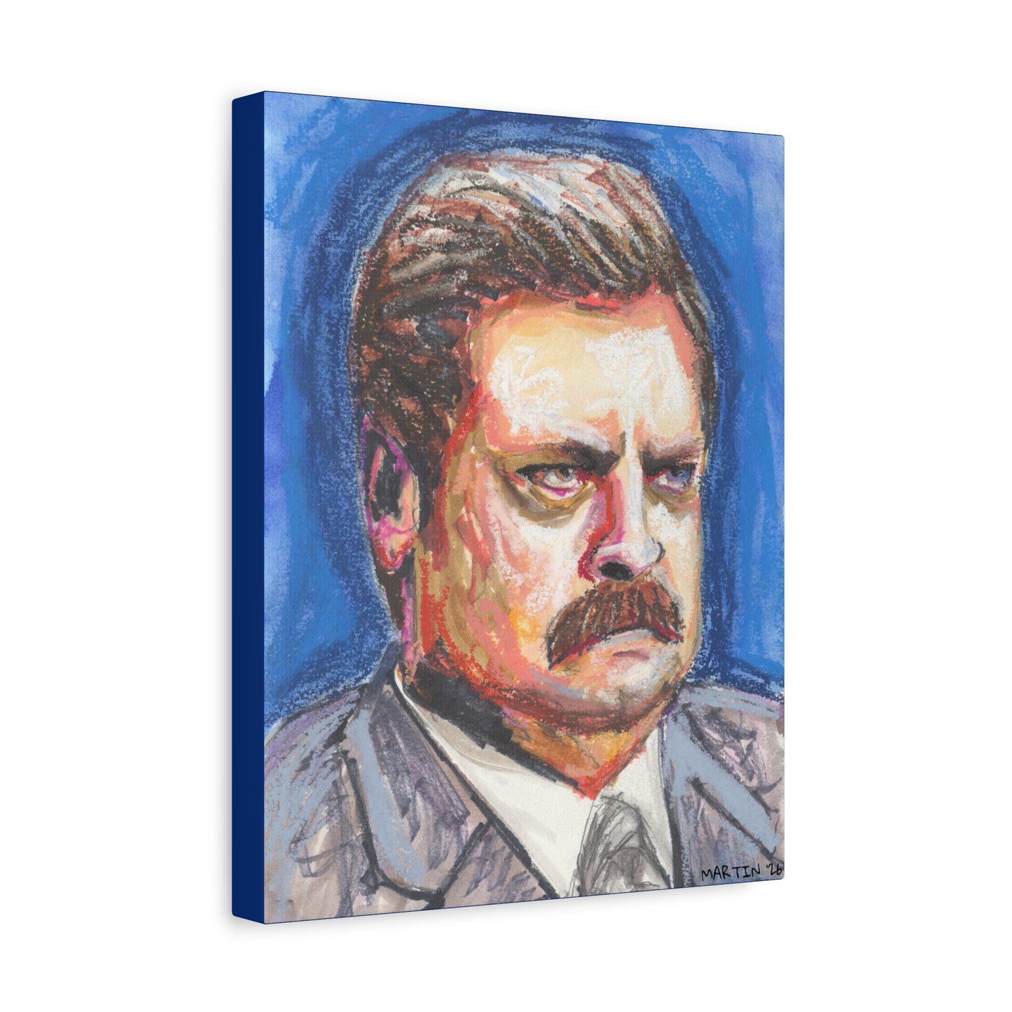 "Swan Ronson" Matte Canvas, Stretched, 1.25"