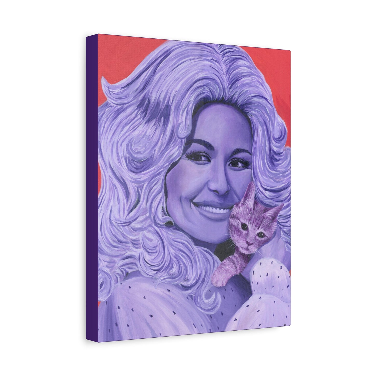 Dolly with Kitty Canvas Gallery Wrap