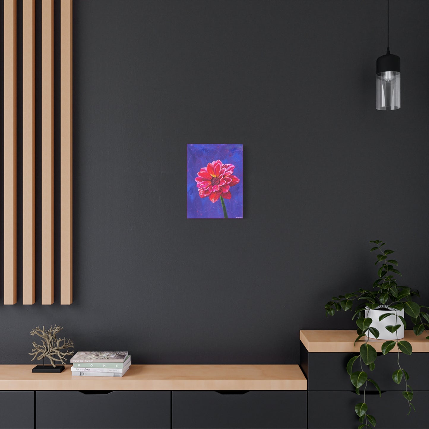 "Dahlia" Matte Canvas, Stretched, 1.25"