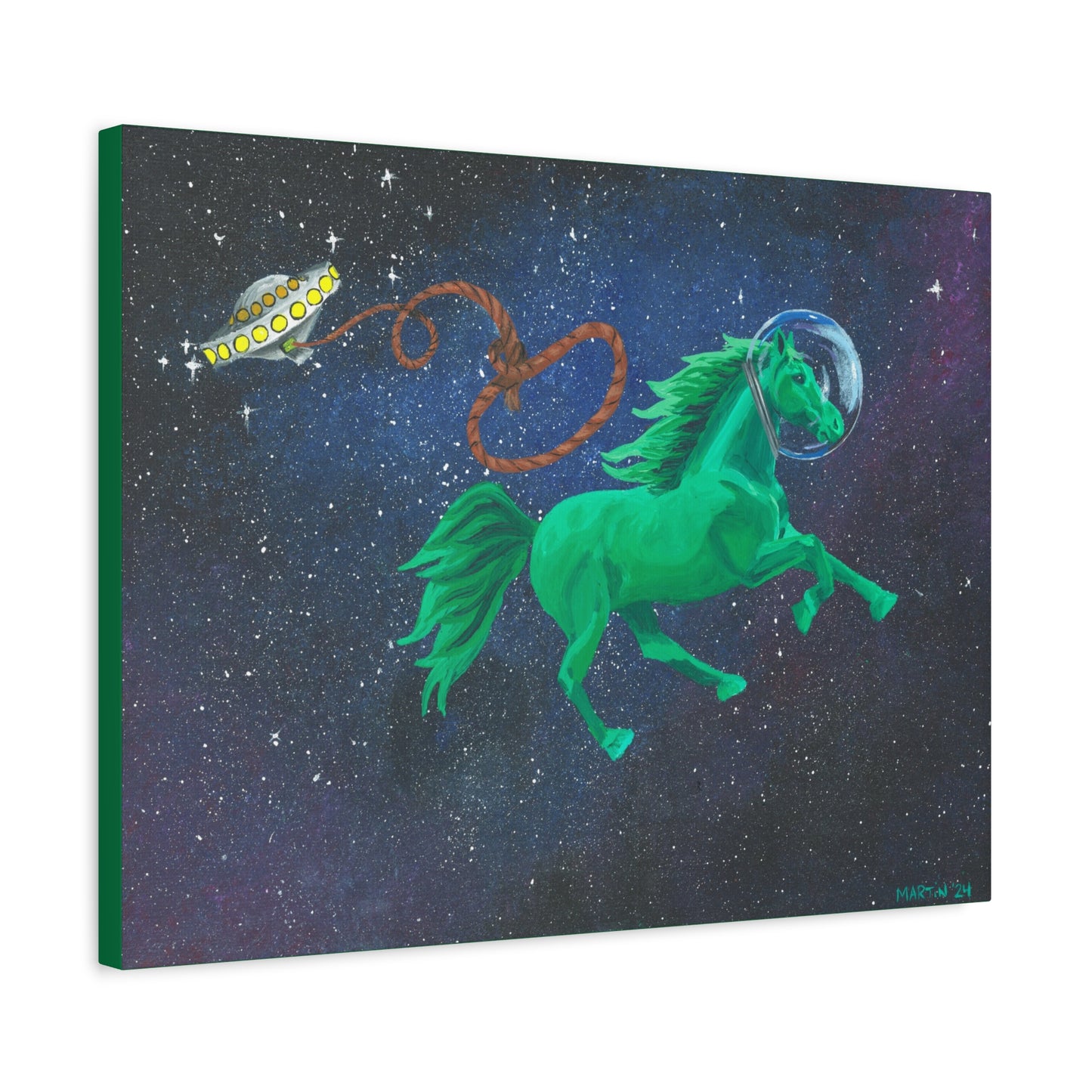 Space Horse Canvas Gallery Wrap