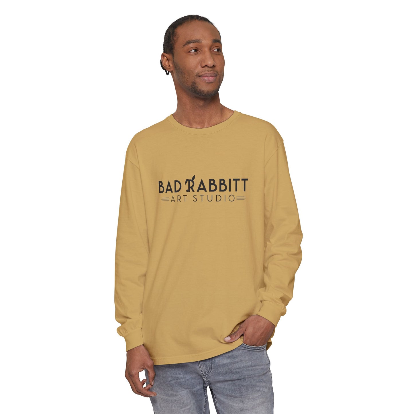 Bad Rabbitt Art Studio Comfort Color's Unisex Garment-dyed Long Sleeve T-Shirt