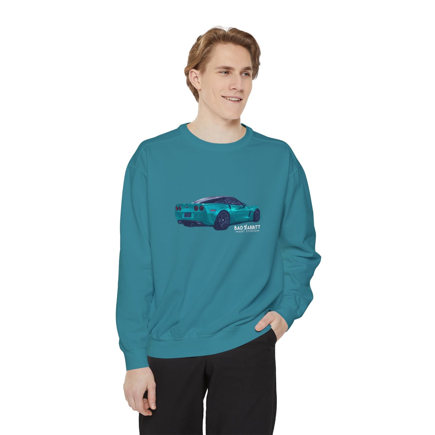 C6 Z06 Corvette Unisex Garment-Dyed Sweatshirt