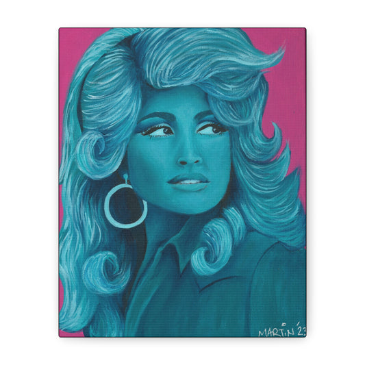 Teal Dolly - Canvas Gallery Wrap