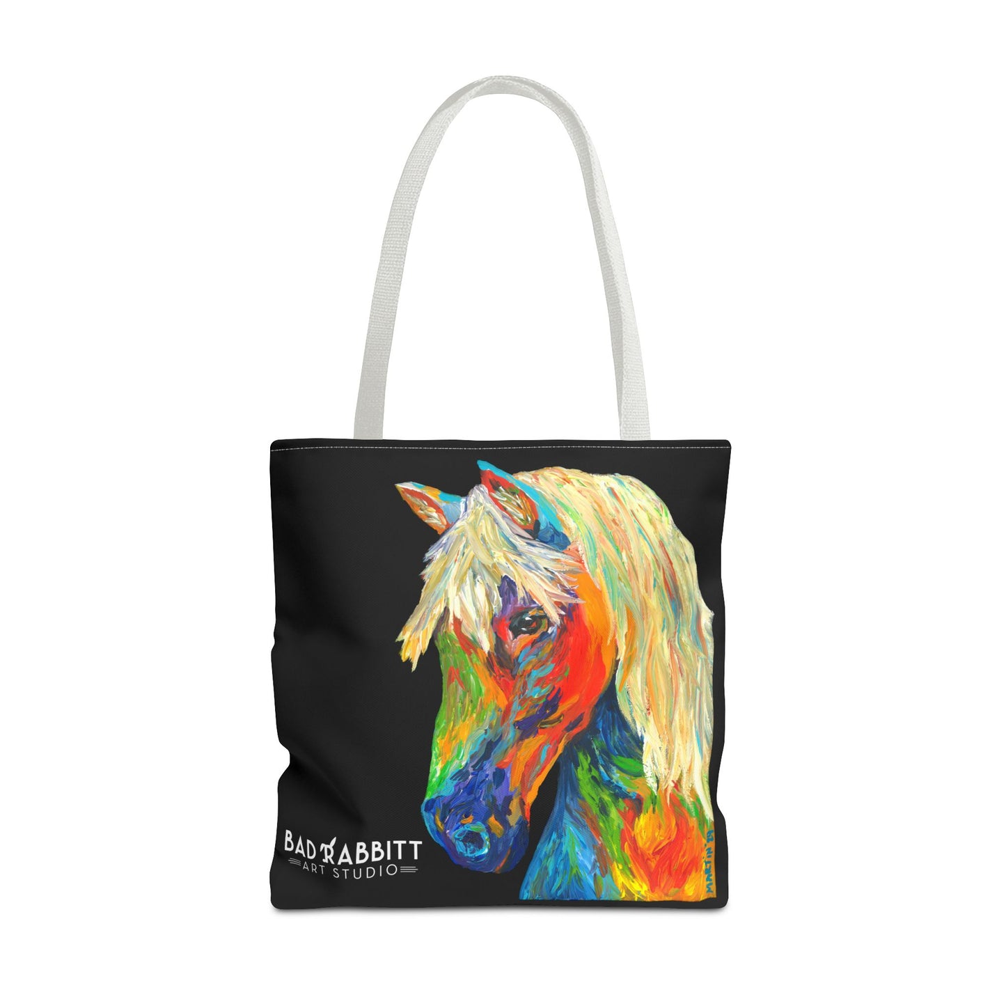 Rainbow Horse Tote Bag (AOP)