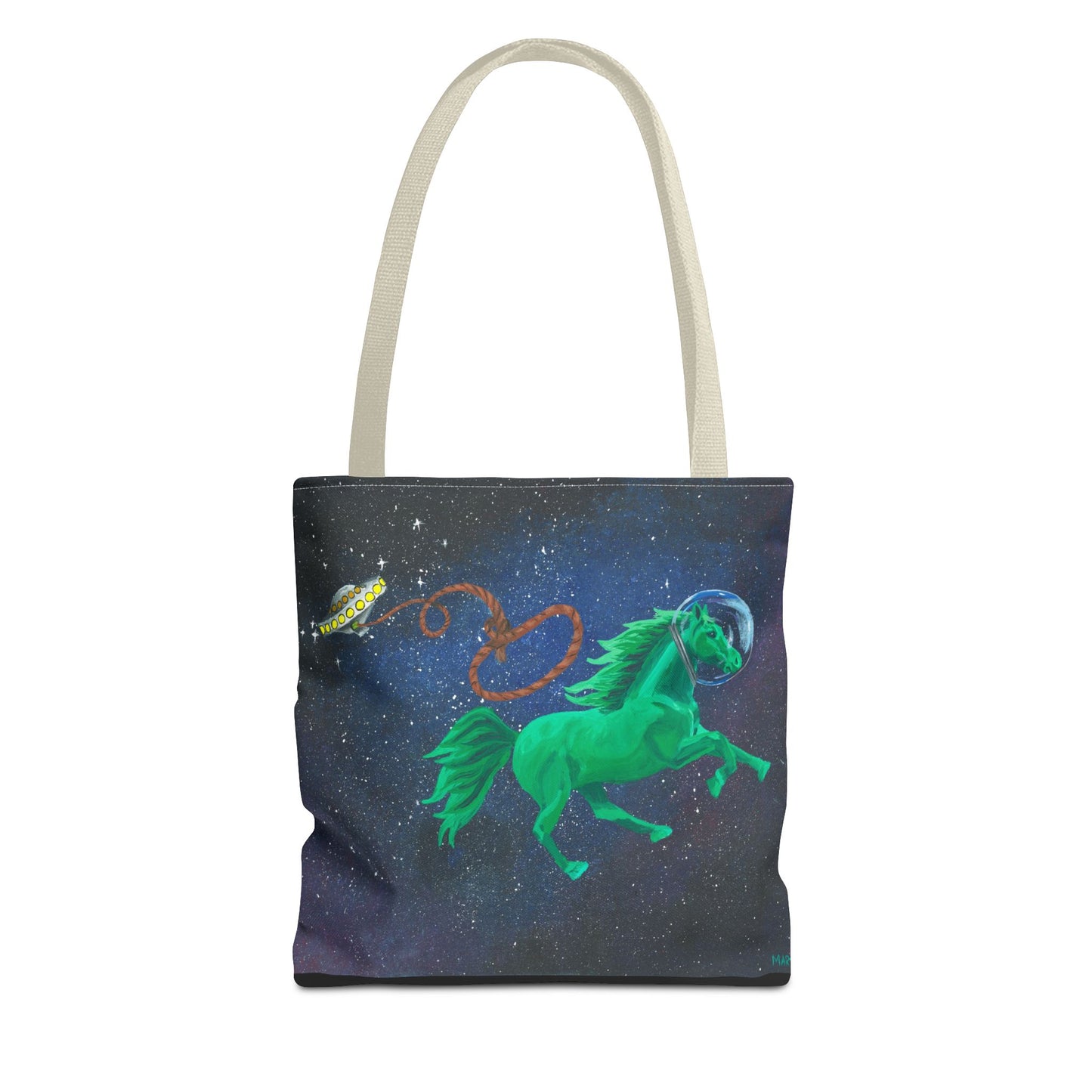 Space Horse Tote Bag
