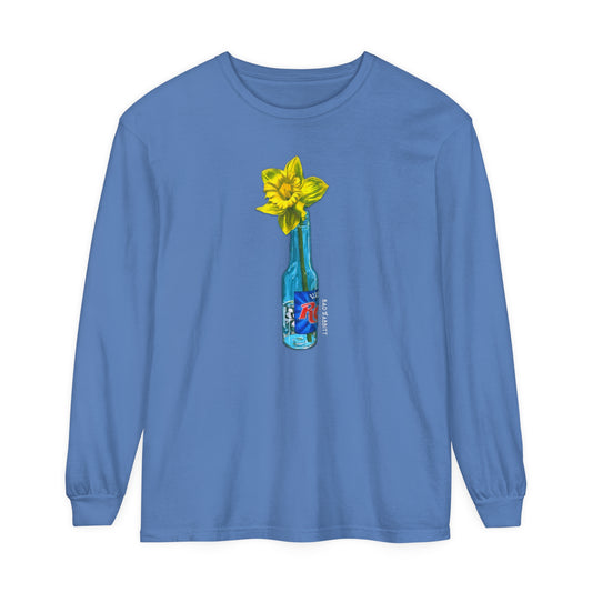 Springtime in Bell Buckle Unisex Garment-dyed Long Sleeve T-Shirt