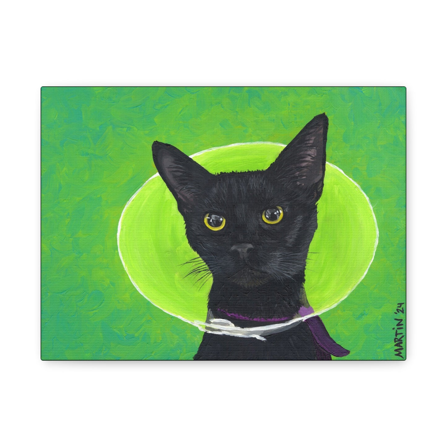 Gene Parmesan Cone of Shame - Canvas Gallery Wrap