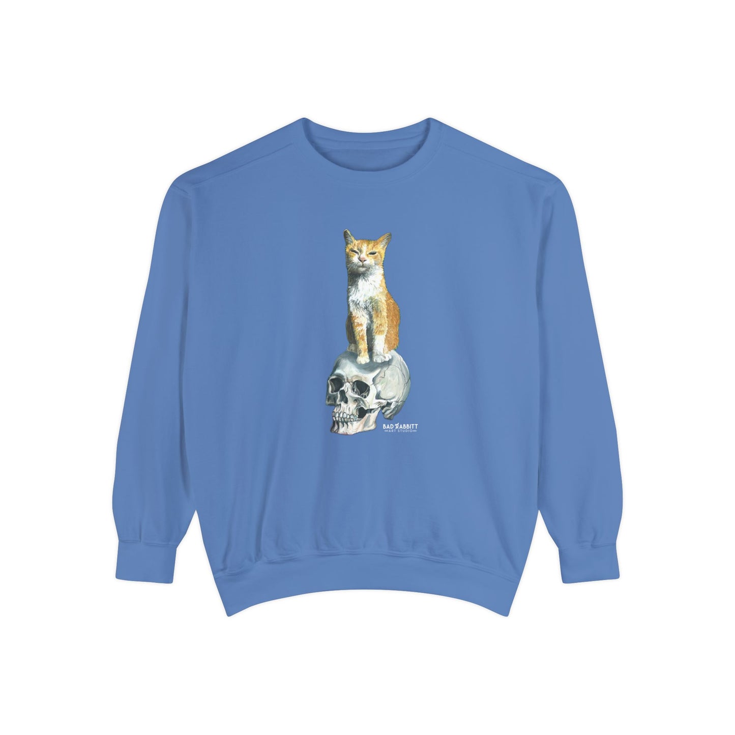 Dave and the Skull of His Enemy Unisex Garment-Dyed Sweatshirt